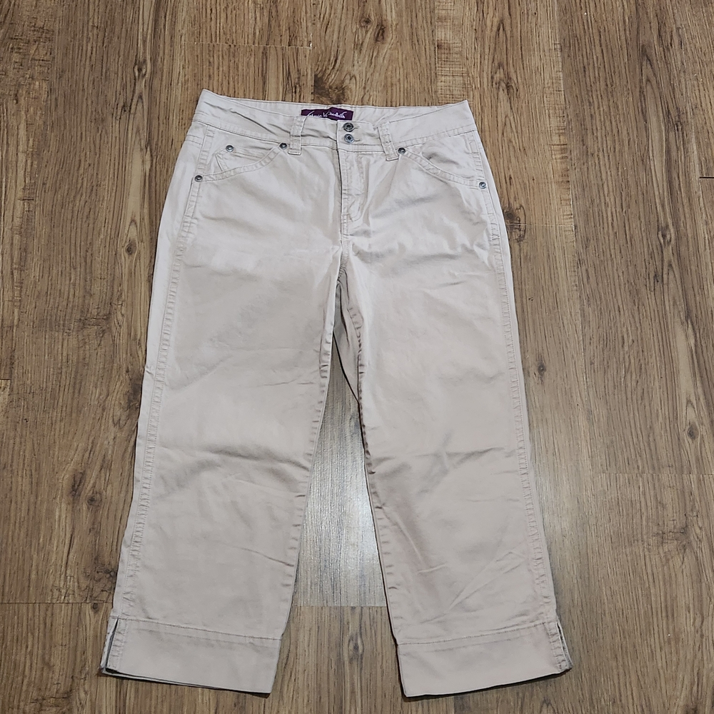 Gloria Vanderbilt Light Khaki Pull-On Pants